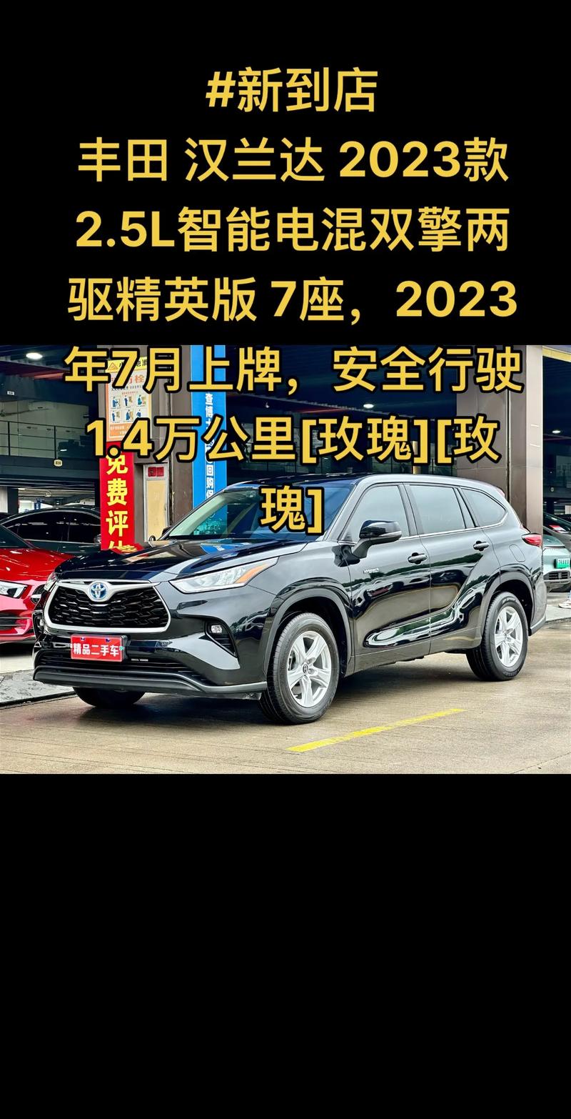 新款汉兰达2023款图片,新款汉兰达高配价格及图片